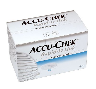 Инфузионный набор Акку-Чек Репид-Д Линк (Accu-Chek Rapid-D Link) канюля 10 мм, 1 уп. - 25 шт 