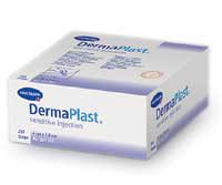 DERMAPLAST injection - Инъекционный пластырь 4 х 1,6 см; 250 шт.  Hartmann DermaPlast injection sensitive Постинъекционный пластырь преднозначен для обработки кожи после инъекций, ухода за незначительными повреждениями, для пациентов с особо чувствительной кожей