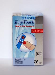 Тест-полоски на холестерин к ИзиТач (10шт.) Тест-полоски
 ИзиТач (EasyTouch) для определения холестерина в крови. В упаковке 10 
тест полосок. Только для прибора EasyTouch GCHb. Время измерения 
холестерина в крови — 150 секунд. 