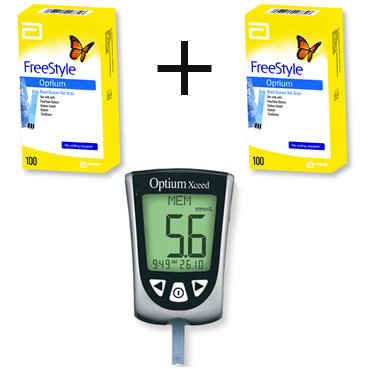 Две упаковки тест-полосок Оптиум Плюс (Optium Plus), по 100 штук + Глюкометр Оптиум Эксид (Optium Xceed) 
Тест-полоски 100 штук для тестирования уровня сахара в крови к глюкометру Оптиум Эксид (Optium Xceed). Один из лучших глюкометров на российском рынке!


Акция:   Две упаковки тест-полосок Оптиум Плюс (Optium Plus), по 100 штук + Глюкометр Оптиум Иксид (Optium Xceed) в подарок!
 
